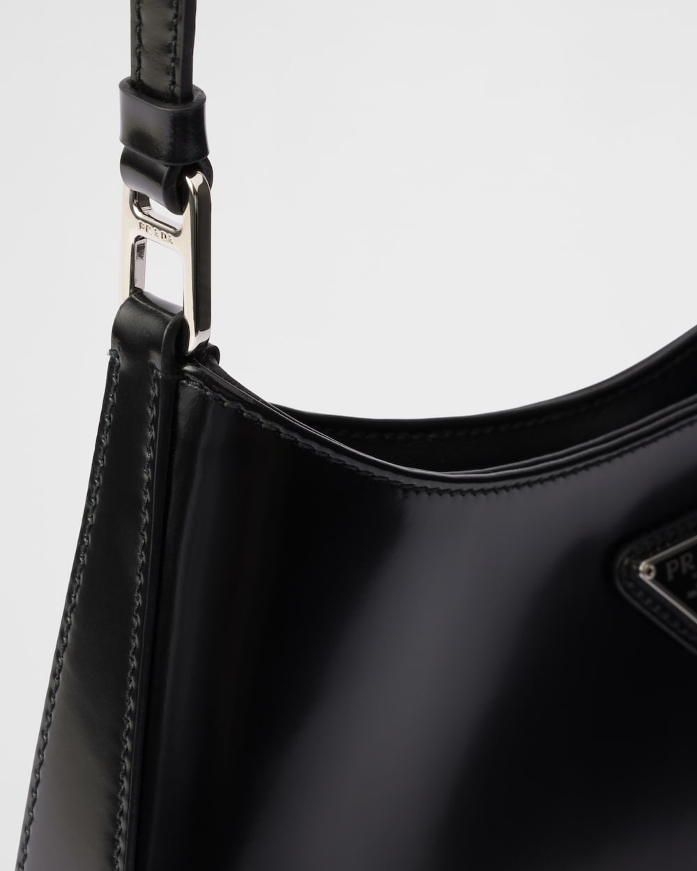 Prada Cleo Brushed Leather Shoulder Bag - Image 3